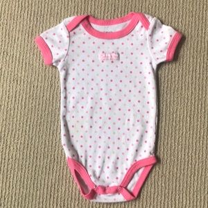 Baby Girl Calvin Klein Onesie - 0-3 Months